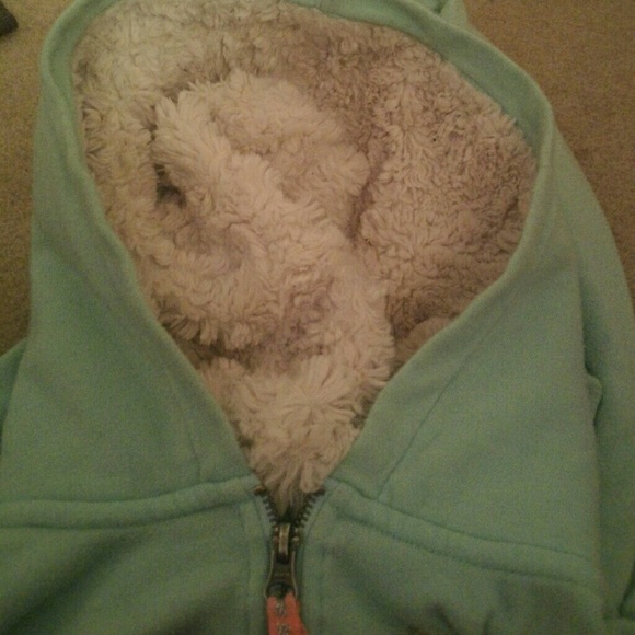 Zip up jacket; kid girls size 10-12 - Picture 3 of 3